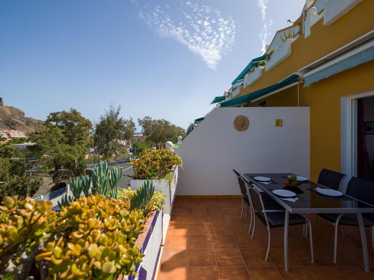 Amarre Pool Apartamento Puerto De Mogan Exterior foto