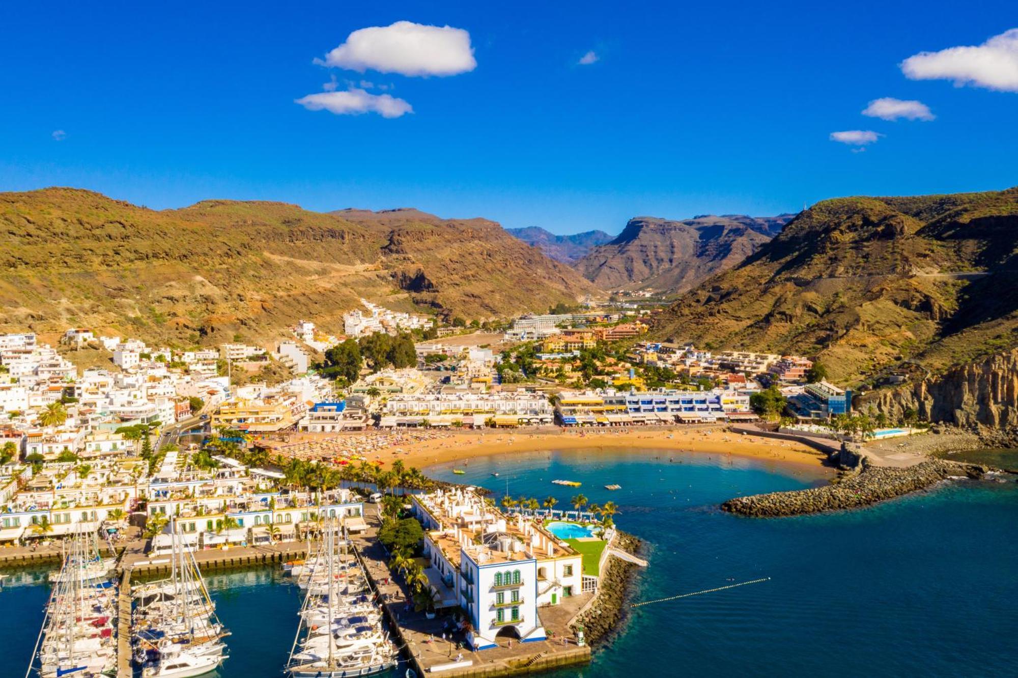 Amarre Pool Apartamento Puerto De Mogan Exterior foto